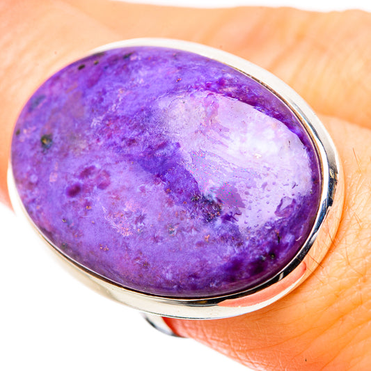 Charoite Rings handcrafted by Ana Silver Co - RING131459