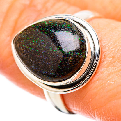 Andamooka Opal Rings handcrafted by Ana Silver Co - RING131476