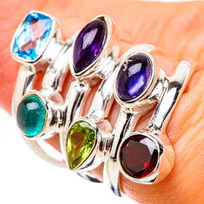 Garnet Rings handcrafted by Ana Silver Co - RING131477