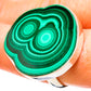 Malachite Rings handcrafted by Ana Silver Co - RING131510