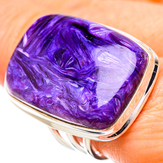 Charoite Rings handcrafted by Ana Silver Co - RING131515