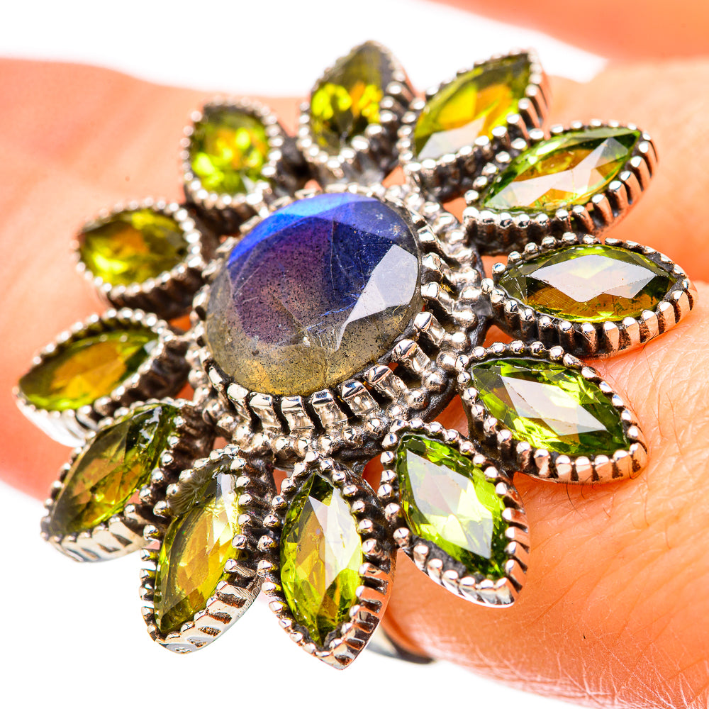 Labradorite Rings handcrafted by Ana Silver Co - RING131526