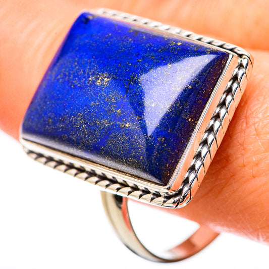 Lapis Lazuli Rings handcrafted by Ana Silver Co - RING131528