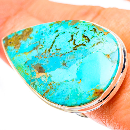 Chrysocolla Rings handcrafted by Ana Silver Co - RING131529