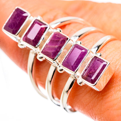 Ruby Rings handcrafted by Ana Silver Co - RING131536