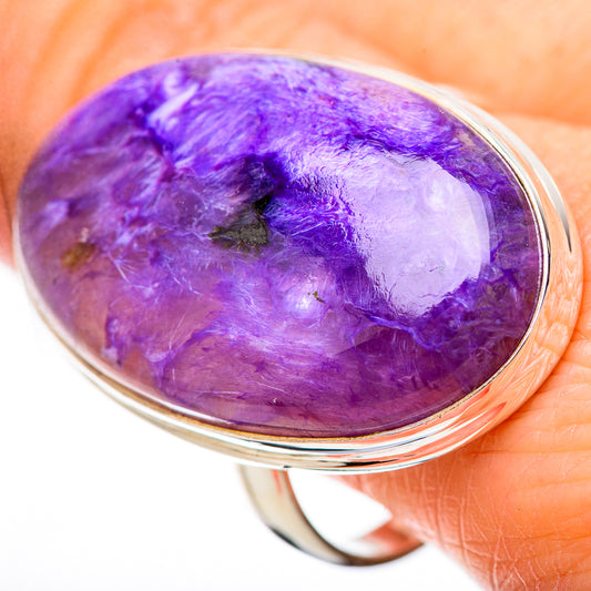 Charoite Rings handcrafted by Ana Silver Co - RING131537