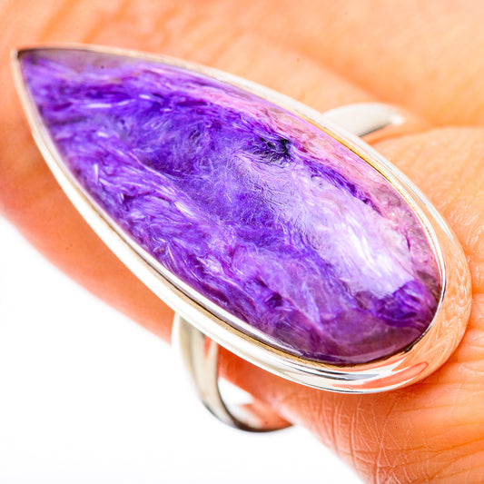 Charoite Rings handcrafted by Ana Silver Co - RING131538