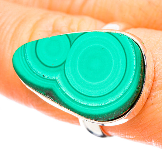 Malachite Rings handcrafted by Ana Silver Co - RING131578