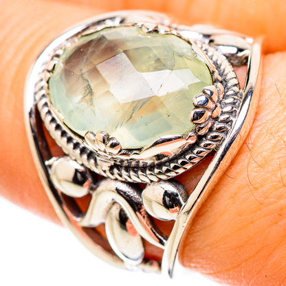 Prehnite Rings handcrafted by Ana Silver Co - RING131579