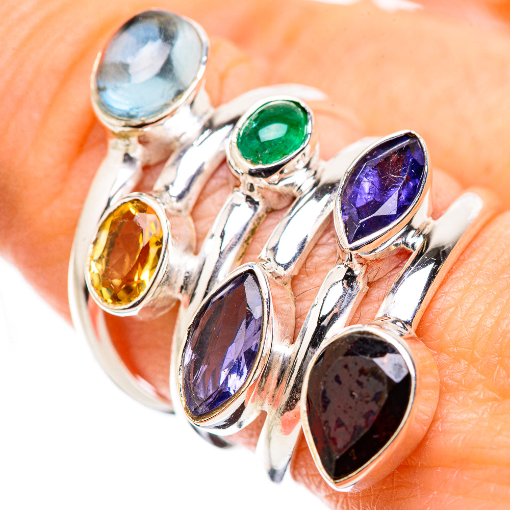 Garnet Rings handcrafted by Ana Silver Co - RING131585