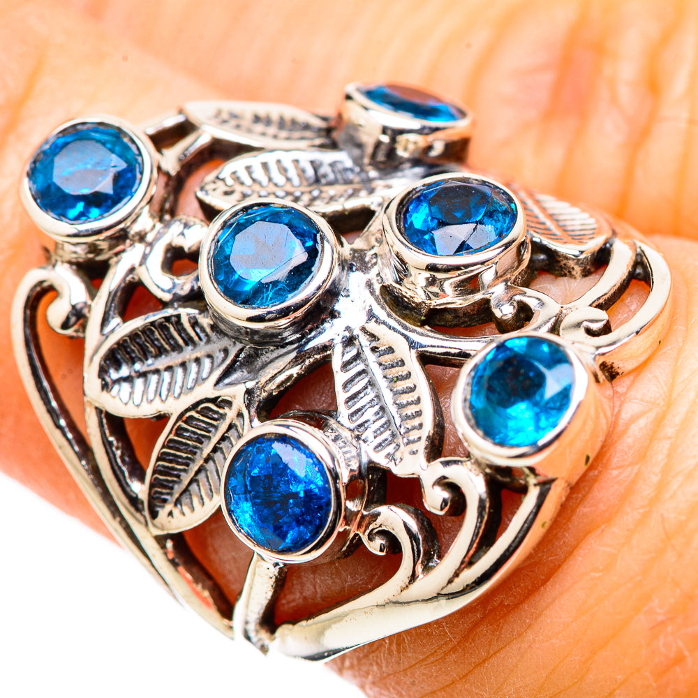 Swiss Blue Topaz Rings handcrafted by Ana Silver Co - RING131591
