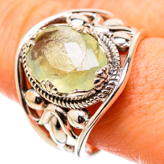 Prehnite Rings handcrafted by Ana Silver Co - RING131593