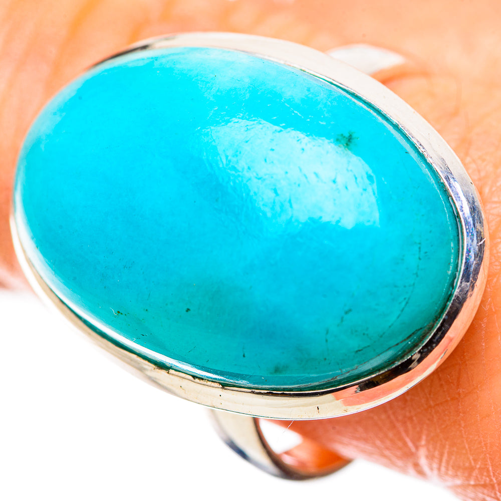 Peruvian Amazonite Rings handcrafted by Ana Silver Co - RING131603