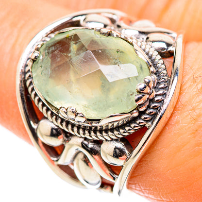 Prehnite Rings handcrafted by Ana Silver Co - RING131613