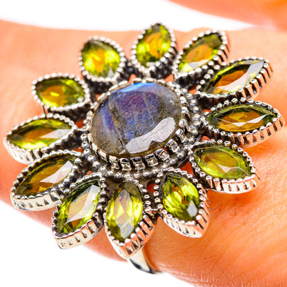 Labradorite Rings handcrafted by Ana Silver Co - RING131643