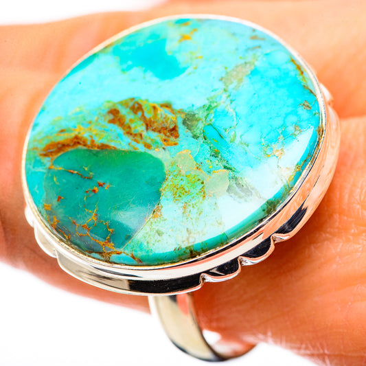 Chrysocolla Rings handcrafted by Ana Silver Co - RING131645