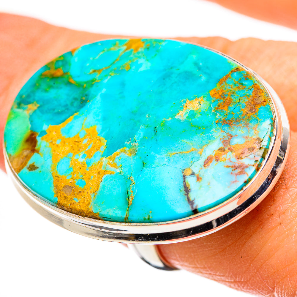 Chrysocolla Rings handcrafted by Ana Silver Co - RING131646