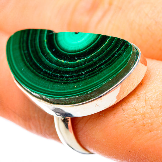 Malachite Rings handcrafted by Ana Silver Co - RING131650