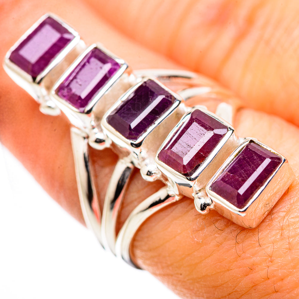 Ruby Rings handcrafted by Ana Silver Co - RING131651