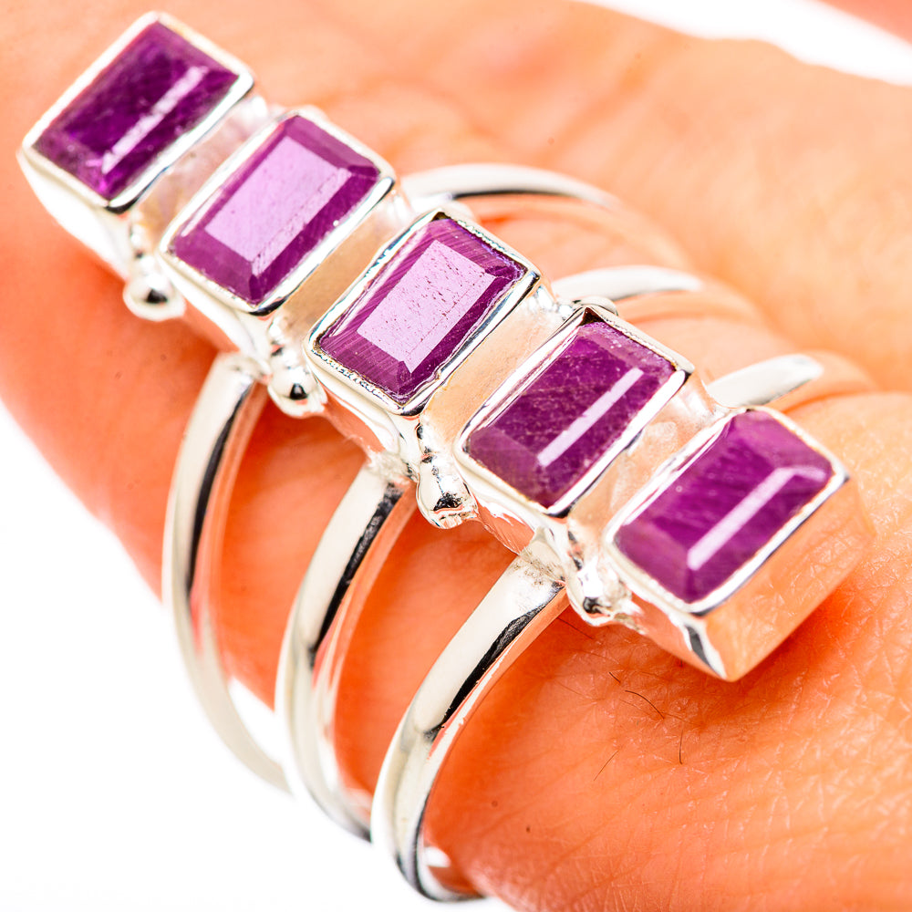 Ruby Rings handcrafted by Ana Silver Co - RING131652