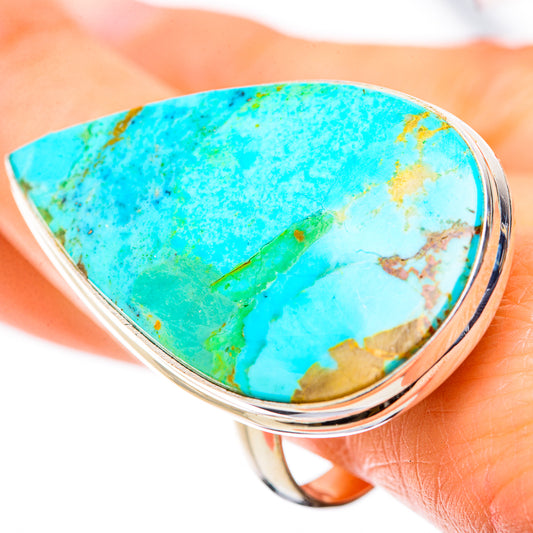 Chrysocolla Rings handcrafted by Ana Silver Co - RING131664