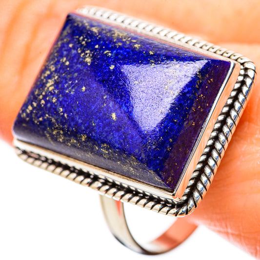 Lapis Lazuli Rings handcrafted by Ana Silver Co - RING131670