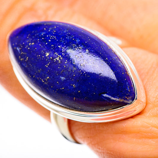 Lapis Lazuli Rings handcrafted by Ana Silver Co - RING131672