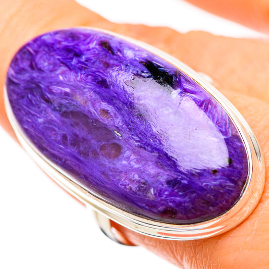 Charoite Rings handcrafted by Ana Silver Co - RING131676