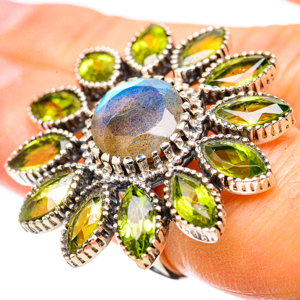 Labradorite Rings handcrafted by Ana Silver Co - RING131684