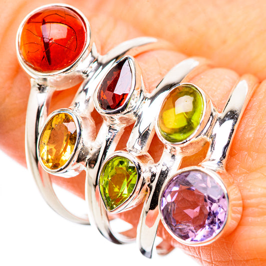 Baltic Amber Rings handcrafted by Ana Silver Co - RING131685