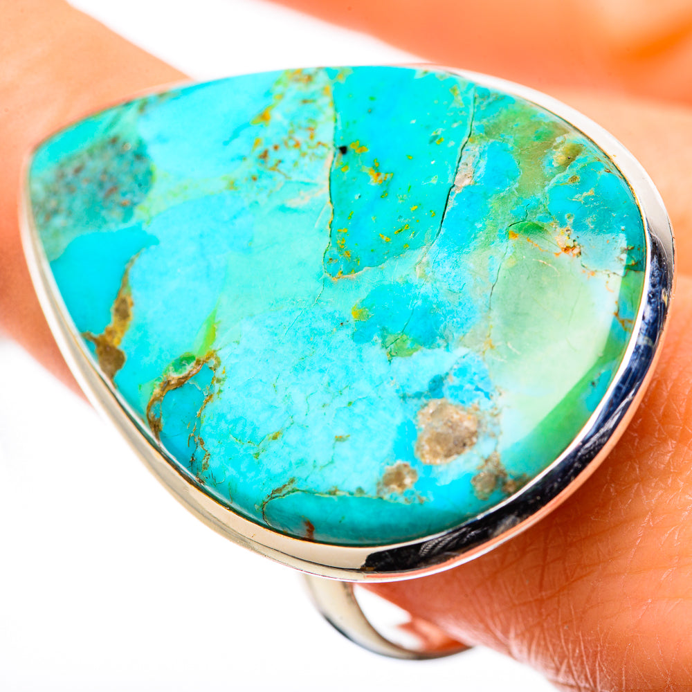 Chrysocolla Rings handcrafted by Ana Silver Co - RING131687