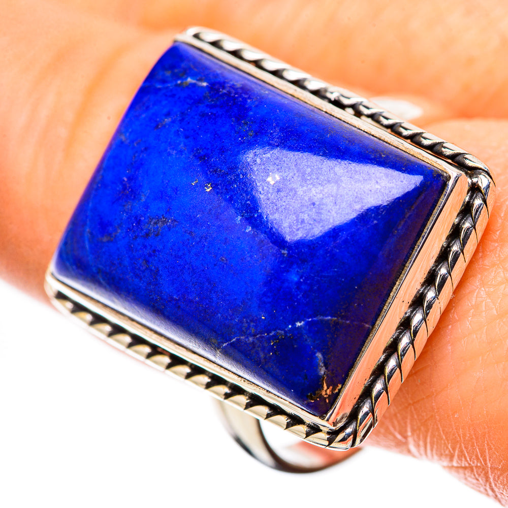 Lapis Lazuli Rings handcrafted by Ana Silver Co - RING131690