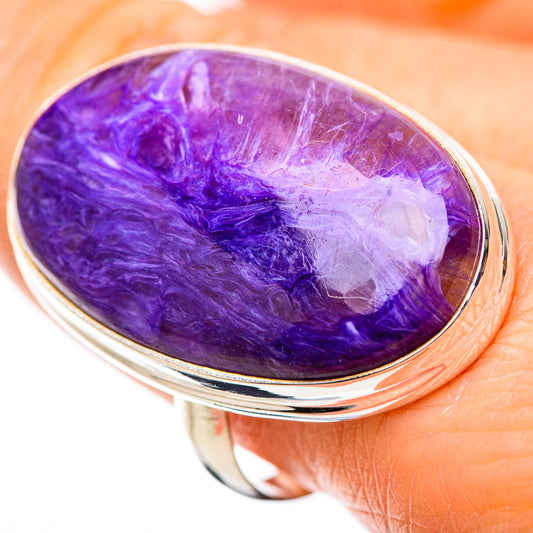 Charoite Rings handcrafted by Ana Silver Co - RING131695