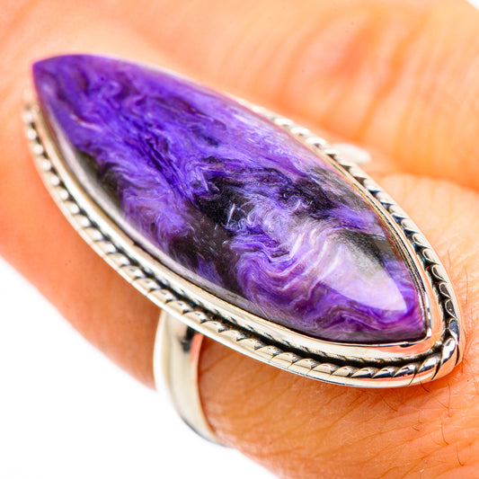 Charoite Rings handcrafted by Ana Silver Co - RING131696