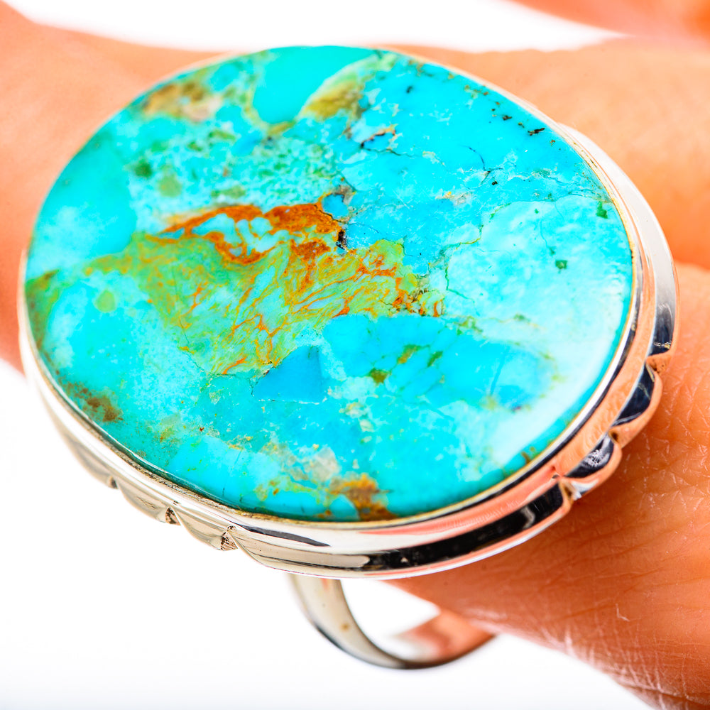 Chrysocolla Rings handcrafted by Ana Silver Co - RING131704