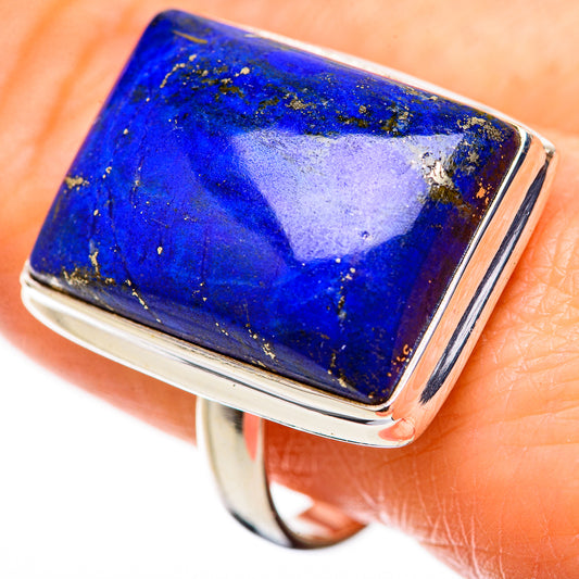 Lapis Lazuli Rings handcrafted by Ana Silver Co - RING131707