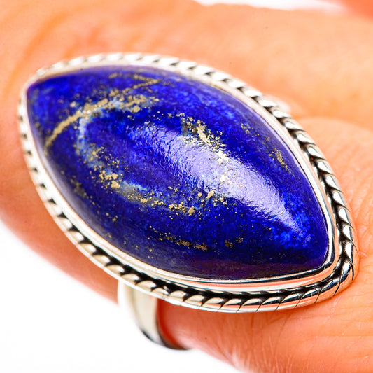 Lapis Lazuli Rings handcrafted by Ana Silver Co - RING131708