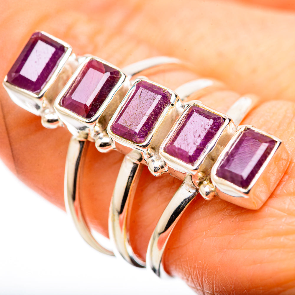 Ruby Rings handcrafted by Ana Silver Co - RING131711