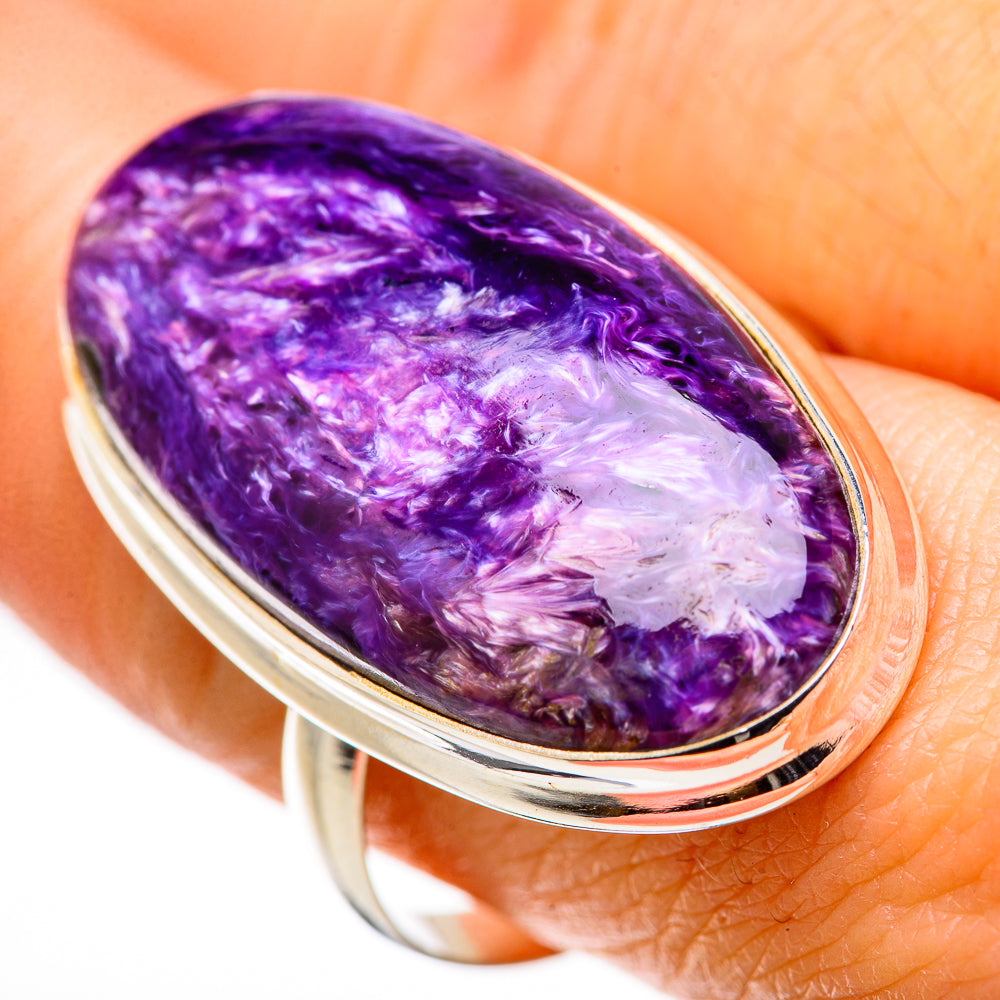 Charoite Rings handcrafted by Ana Silver Co - RING131714