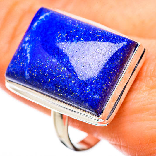 Lapis Lazuli Rings handcrafted by Ana Silver Co - RING131722