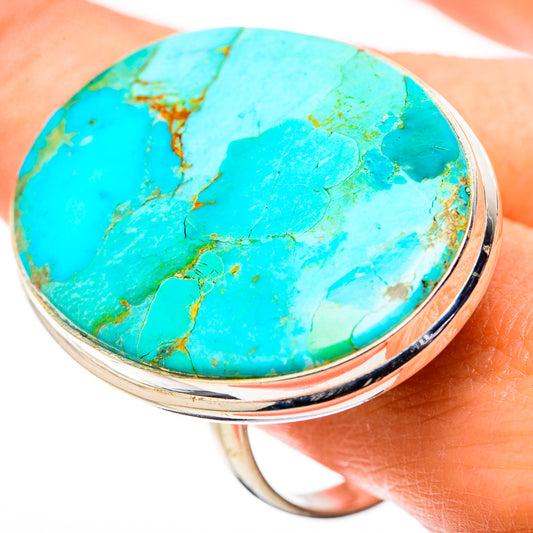 Chrysocolla Rings handcrafted by Ana Silver Co - RING131726