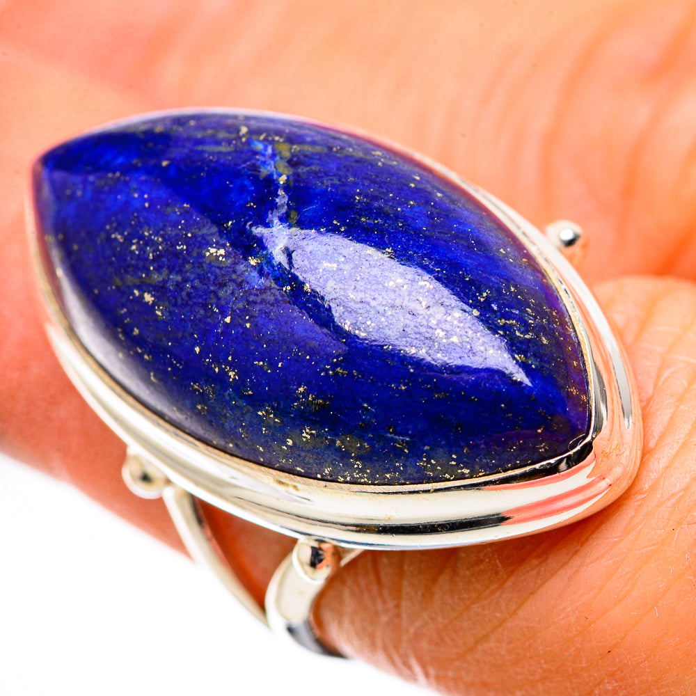 Lapis Lazuli Rings handcrafted by Ana Silver Co - RING131728