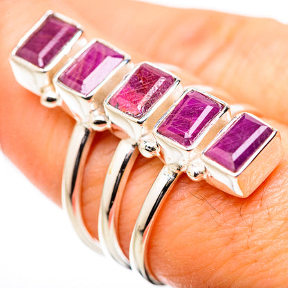 Ruby Rings handcrafted by Ana Silver Co - RING131729