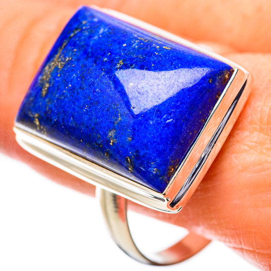 Lapis Lazuli Rings handcrafted by Ana Silver Co - RING131735