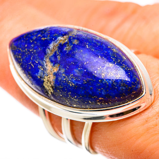 Lapis Lazuli Rings handcrafted by Ana Silver Co - RING131736