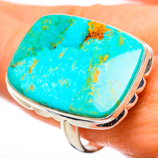 Chrysocolla Rings handcrafted by Ana Silver Co - RING131739
