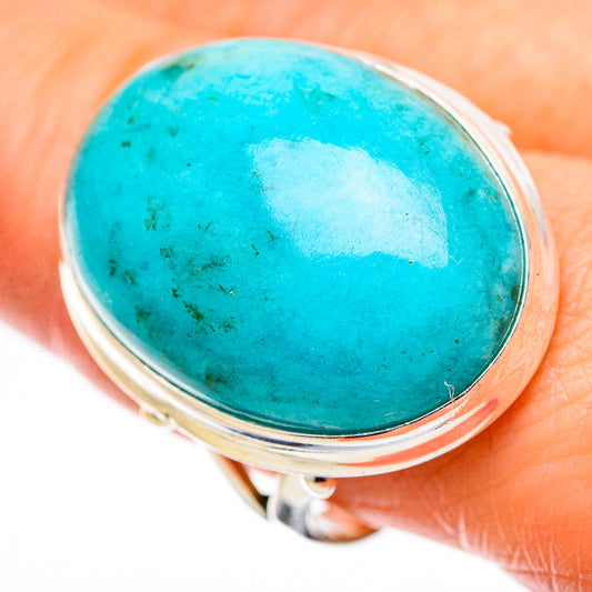 Chrysocolla Rings handcrafted by Ana Silver Co - RING131747