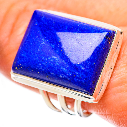 Lapis Lazuli Rings handcrafted by Ana Silver Co - RING131749