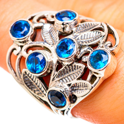 Swiss Blue Topaz Rings handcrafted by Ana Silver Co - RING131752