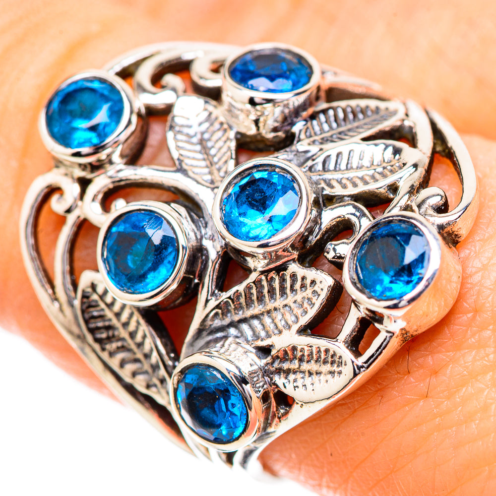 Swiss Blue Topaz Rings handcrafted by Ana Silver Co - RING131767